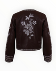 ECO LEATHER JACKET ΜΕ ΚΕΝΤΗΜΑ