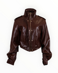 CROP JACKET ΜΕ ΨΗΛΟ ΓΙΑΚΑ