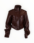 CROP JACKET ΜΕ ΨΗΛΟ ΓΙΑΚΑ