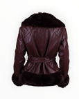 ECO LEATHER JACKET ΜΕ ΓΟΥΝΑ