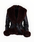 ECO LEATHER JACKET ΜΕ ΓΟΥΝΑ