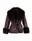 ECO LEATHER JACKET ΜΕ ΓΟΥΝΑ