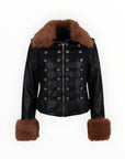 ECO LEATHER JACKET ΜΕ ΓΟΥΝΑ