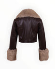 CROP JACKET ΜΕ ΓΟΥΝΑ