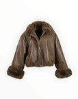 ECO LEATHER JACKET ΜΕ ΓΟΥΝΑ