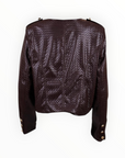 ECO LEATHER CROP JACKET