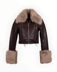 CROP JACKET ΜΕ ΓΟΥΝΑ