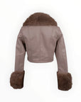 CROP JACKET ΜΕ ΓΟΥΝΑ