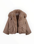 OVERSIZE FAUX FUR JACKET