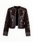 ECO LEATHER JACKET ΜΕ ΚΕΝΤΗΜΑ