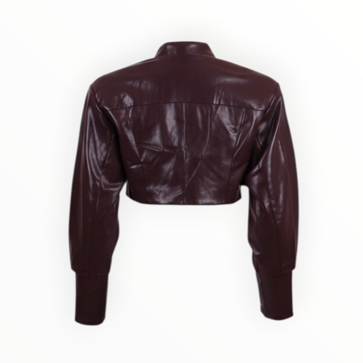 ECO LEATHER CROP JACKET