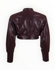 ECO LEATHER CROP JACKET