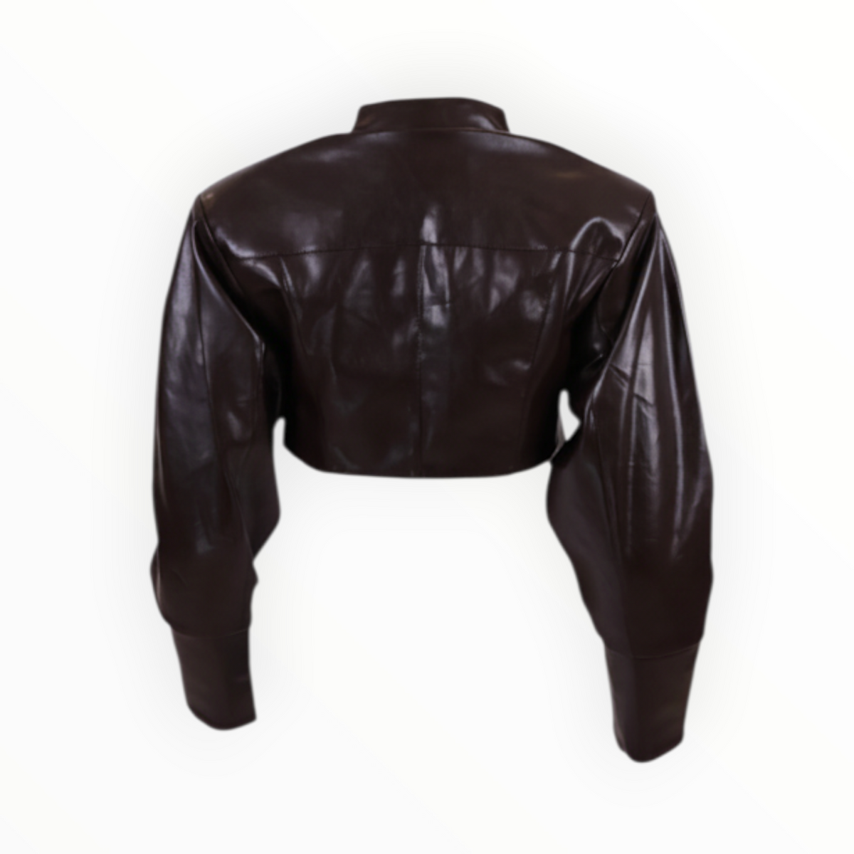 ECO LEATHER CROP JACKET