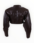 ECO LEATHER CROP JACKET