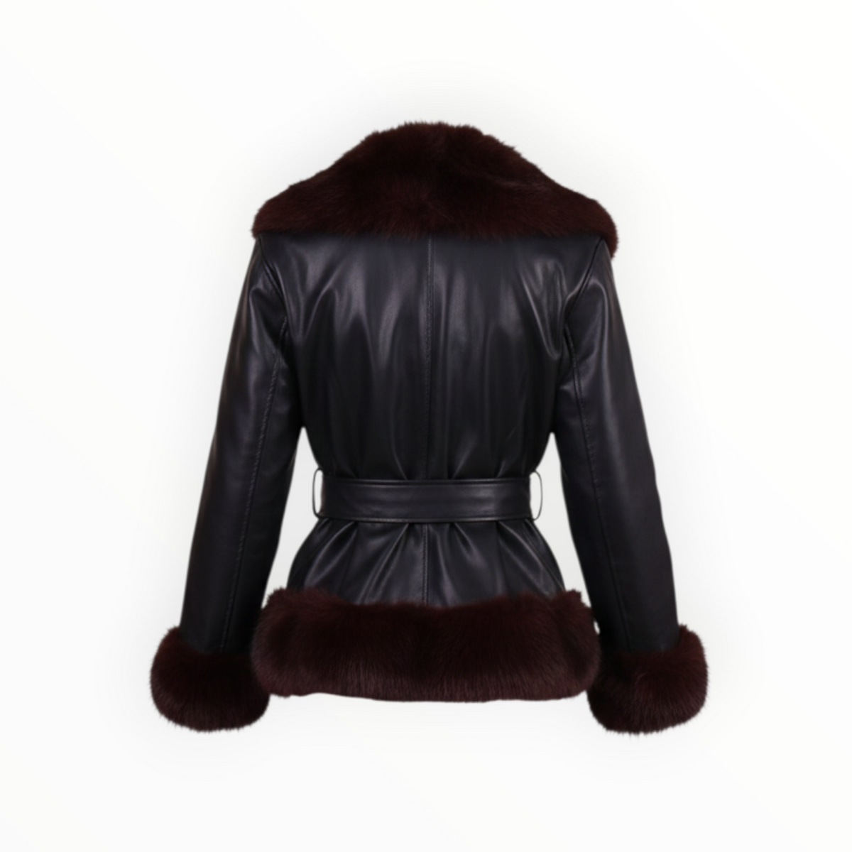 ECO LEATHER JACKET ΜΕ ΓΟΥΝΑ