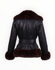 ECO LEATHER JACKET ΜΕ ΓΟΥΝΑ