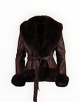 ECO LEATHER JACKET ΜΕ ΓΟΥΝΑ