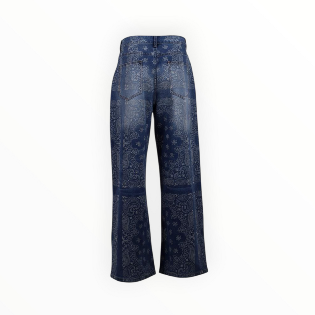 BANDANA PRINT JEANS