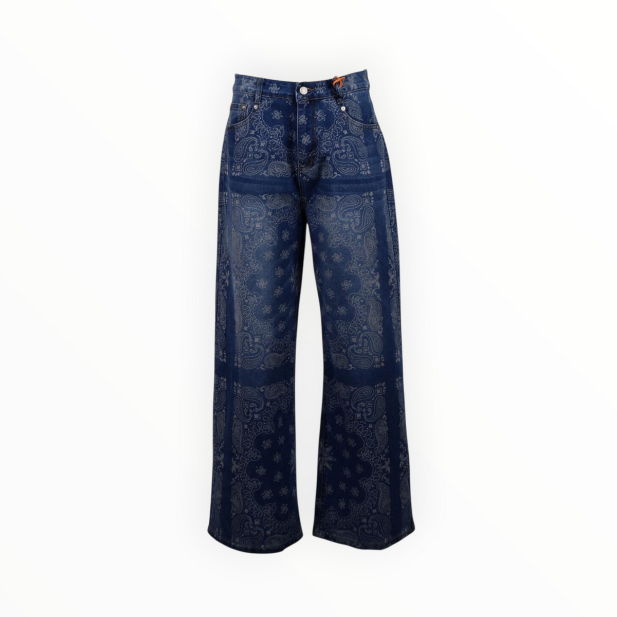 BANDANA PRINT JEANS