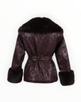ECO LEATHER JACKET ΜΕ ΓΟΥΝΑ