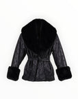 ECO LEATHER JACKET ΜΕ ΓΟΥΝΑ