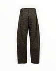 LEOPARD BARREL JEANS