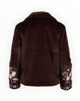 FAUX FUR JACKET ΜΕ ΚΕΝΤΗΜΑ