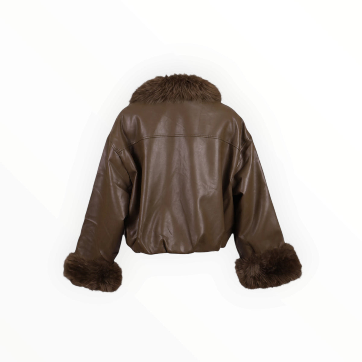 ECO LEATHER JACKET ΜΕ ΓΟΥΝΑ