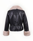 ECO LEATHER JACKET ΜΕ ΓΟΥΝΑ