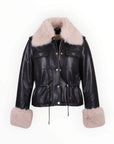 ECO LEATHER JACKET ΜΕ ΓΟΥΝΑ