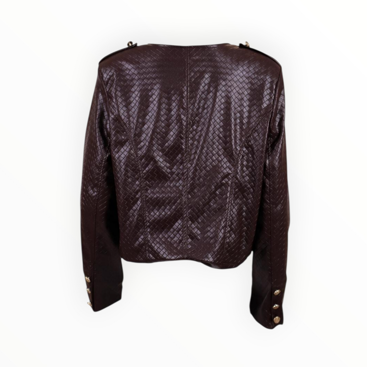 ECO LEATHER CROP JACKET