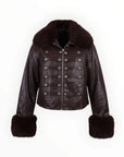 ECO LEATHER JACKET ΜΕ ΓΟΥΝΑ