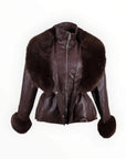 ECO LEATHER JACKET ΜΕ ΓΟΥΝΑ